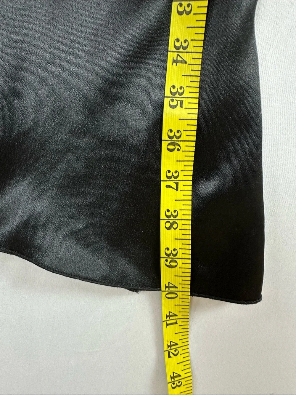 Black Satin Cowl Neck Midi Dress Size 2 Elegant Evening - Picture 13 of 15